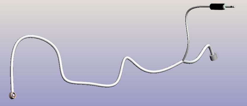 Tempor�r elektrod f�r epikardiell stimulering.